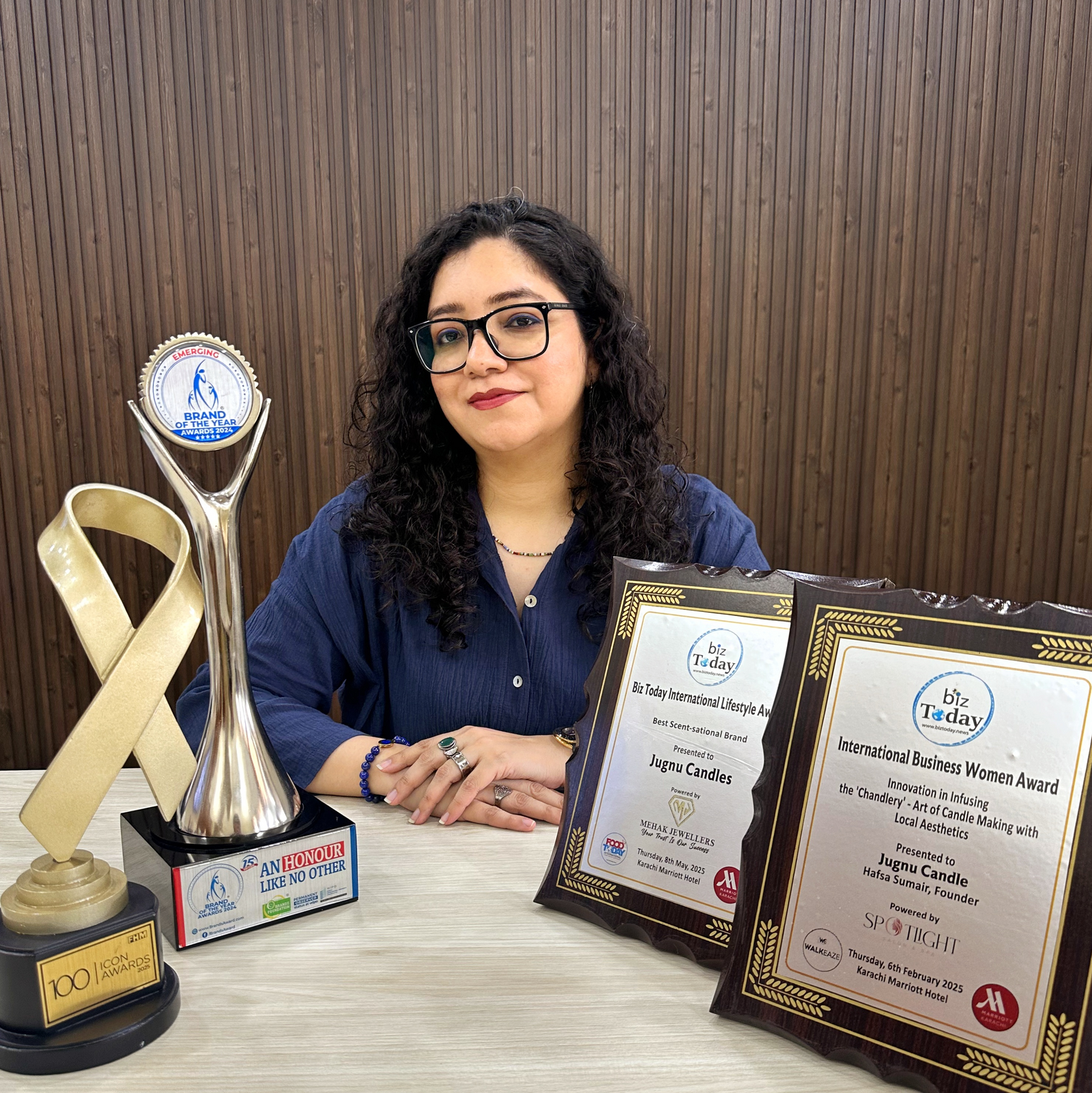 Trailblazing Success: Jugnu Candle and Founder Hafsa Sumair Recognized with Top Industry Honors