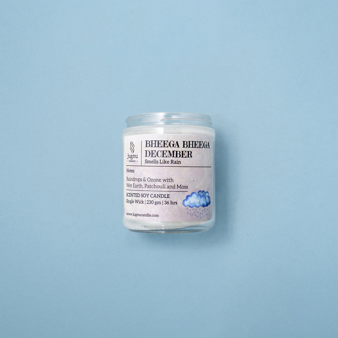 Bheega Bheega December (Smells Like Rain) - Scented Soy Candle