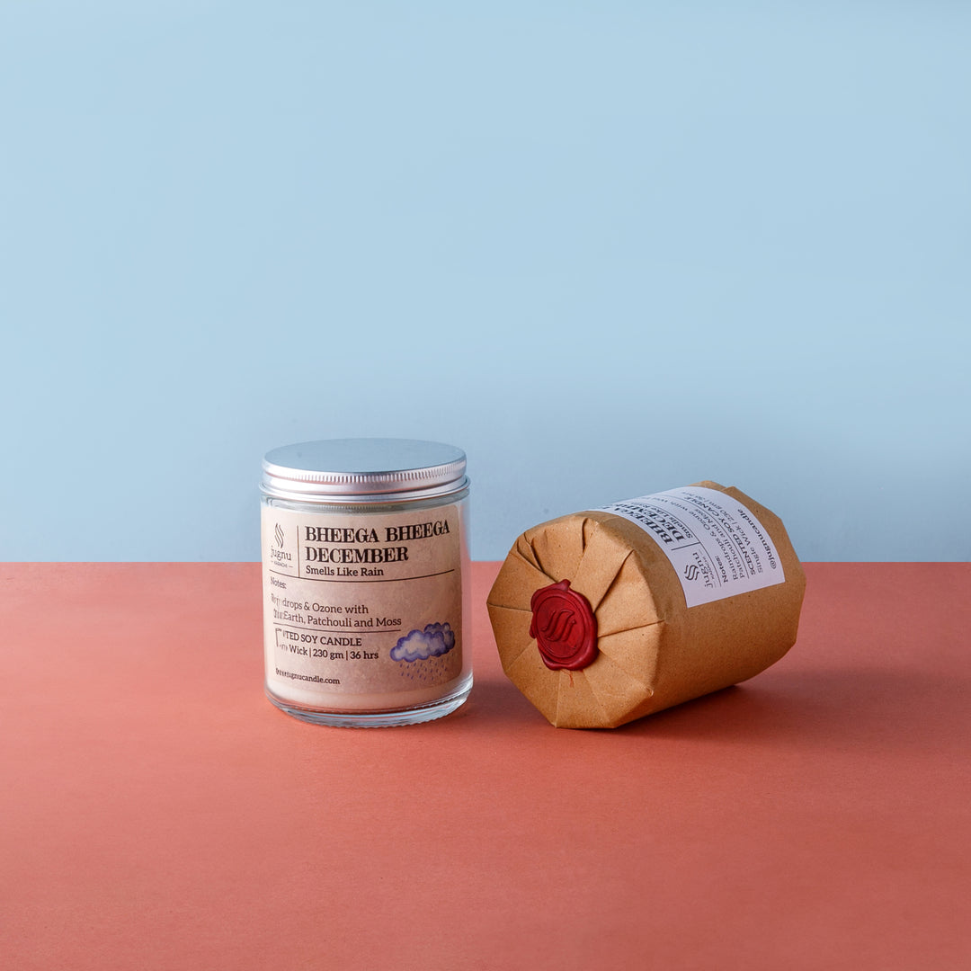Bheega Bheega December (Smells Like Rain) - Scented Soy Candle