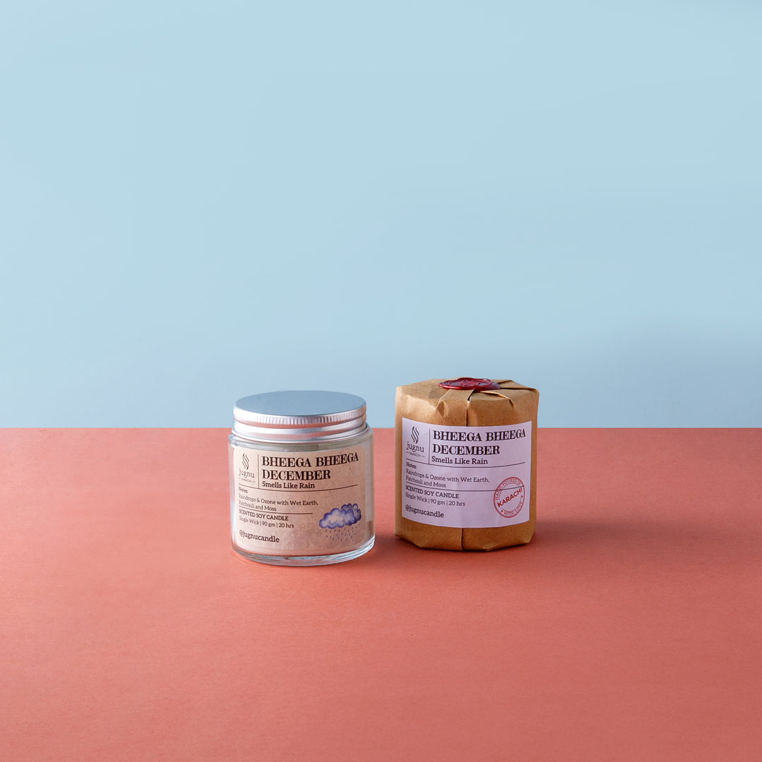 Bheega Bheega December (Smells Like Rain) - Scented Soy Candle