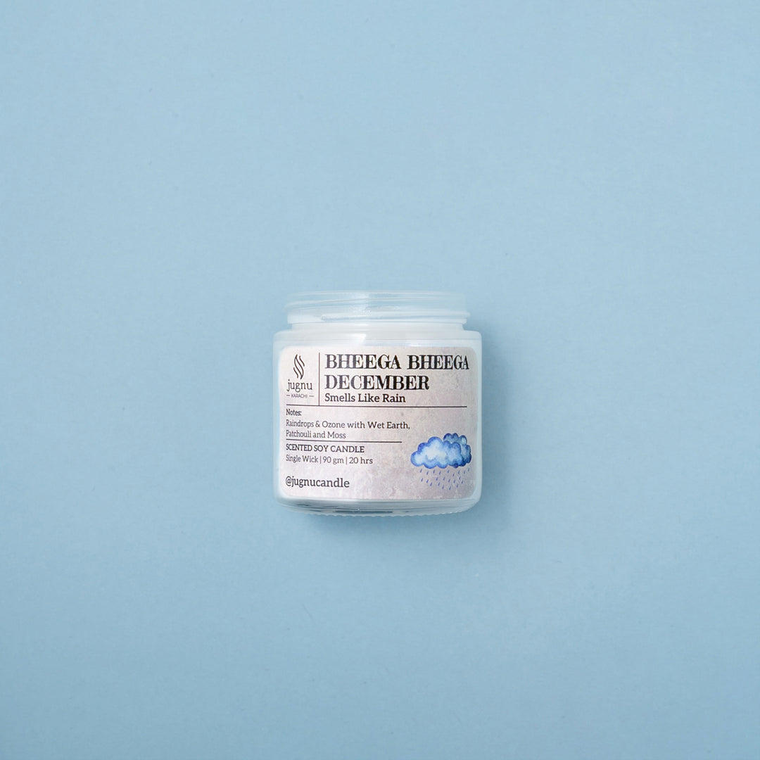 Bheega Bheega December (Smells Like Rain) - Scented Soy Candle