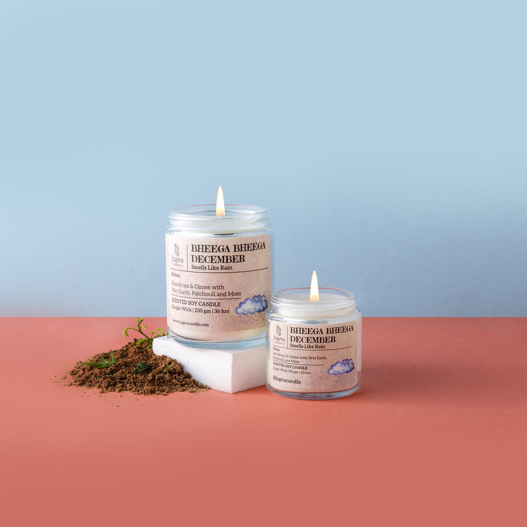 Bheega Bheega December (Smells Like Rain) - Scented Soy Candle