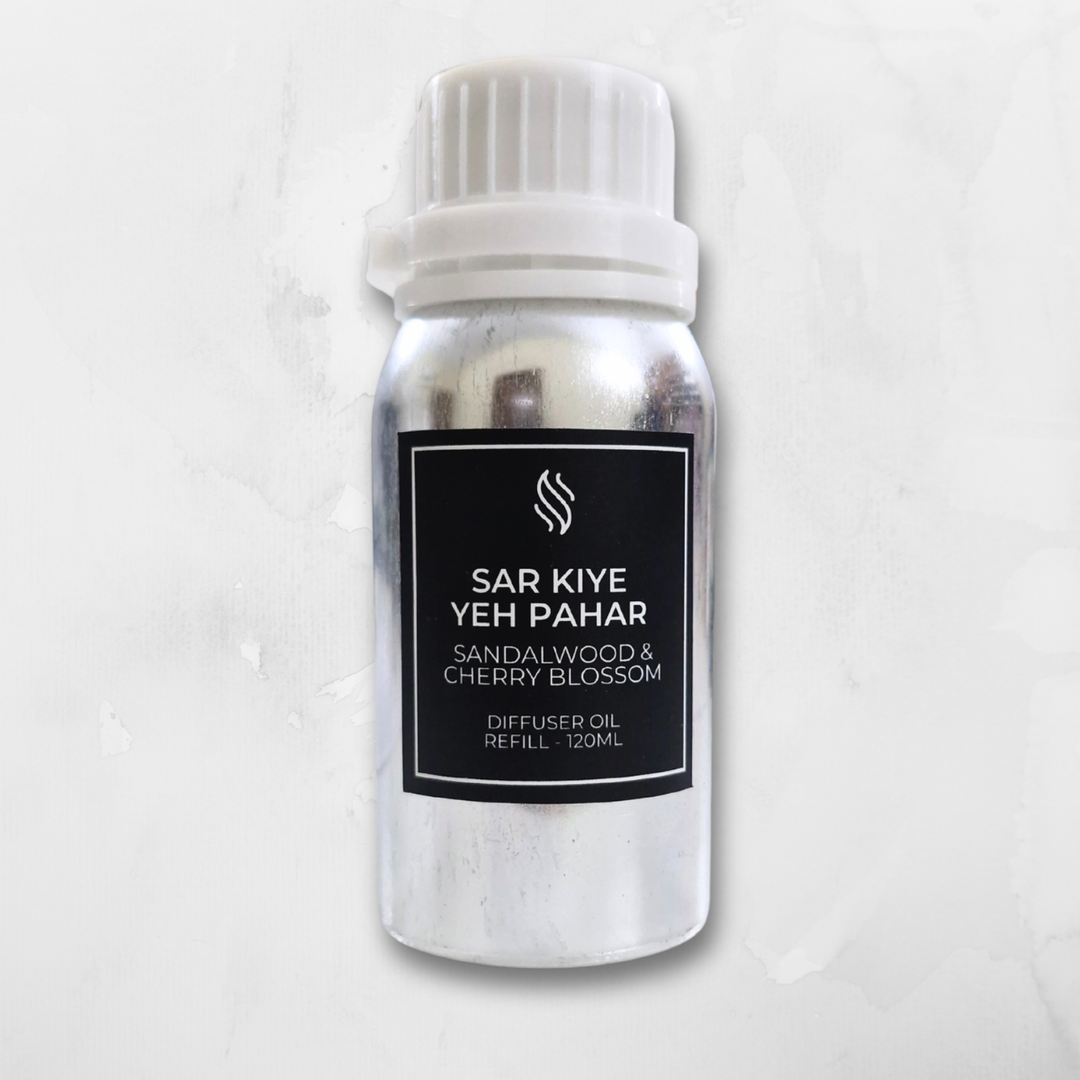 Sar Kiye Yeh Pahar (Sandalwood & Cherry Blossom) - Reed Diffuser Refill Oil