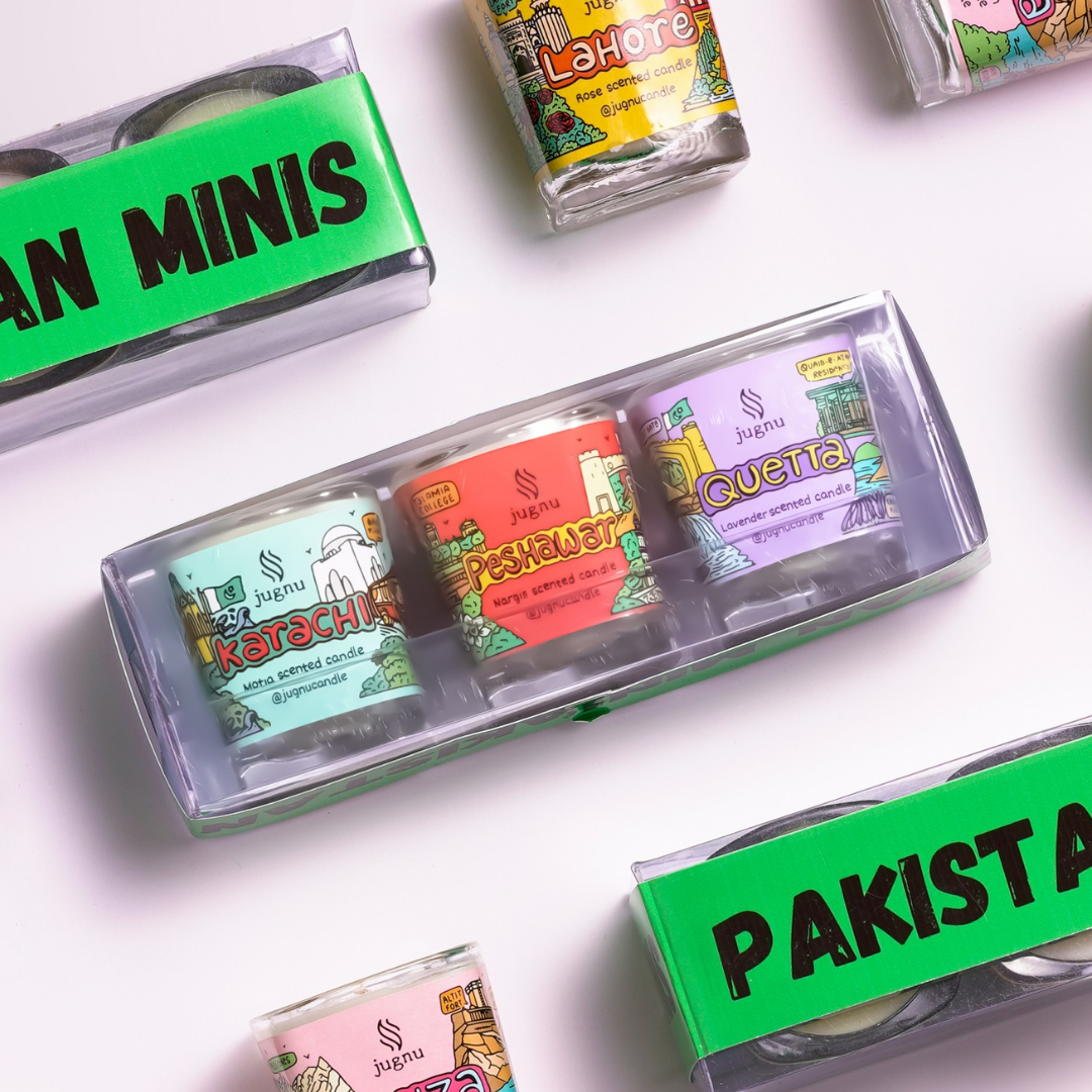 Pakistan Minis - Pack of 3 Cities Mini Candles