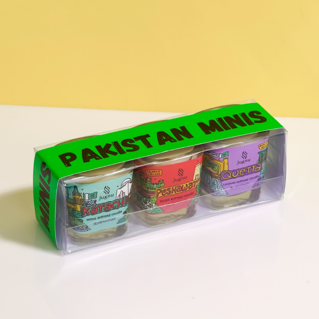 Pakistan Minis - Pack of 3 Cities Mini Candles