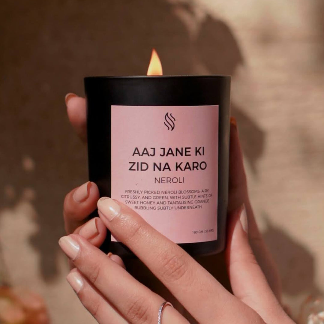 Aaj Jane Ki Zid Na Karo (Neroli) - Hand-poured Scented Soy Candle