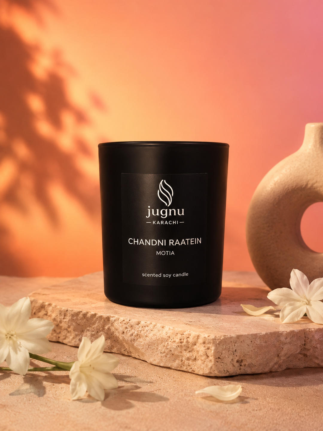 Chandni Raatein (Motia) - Hand-poured Scented Soy Candle
