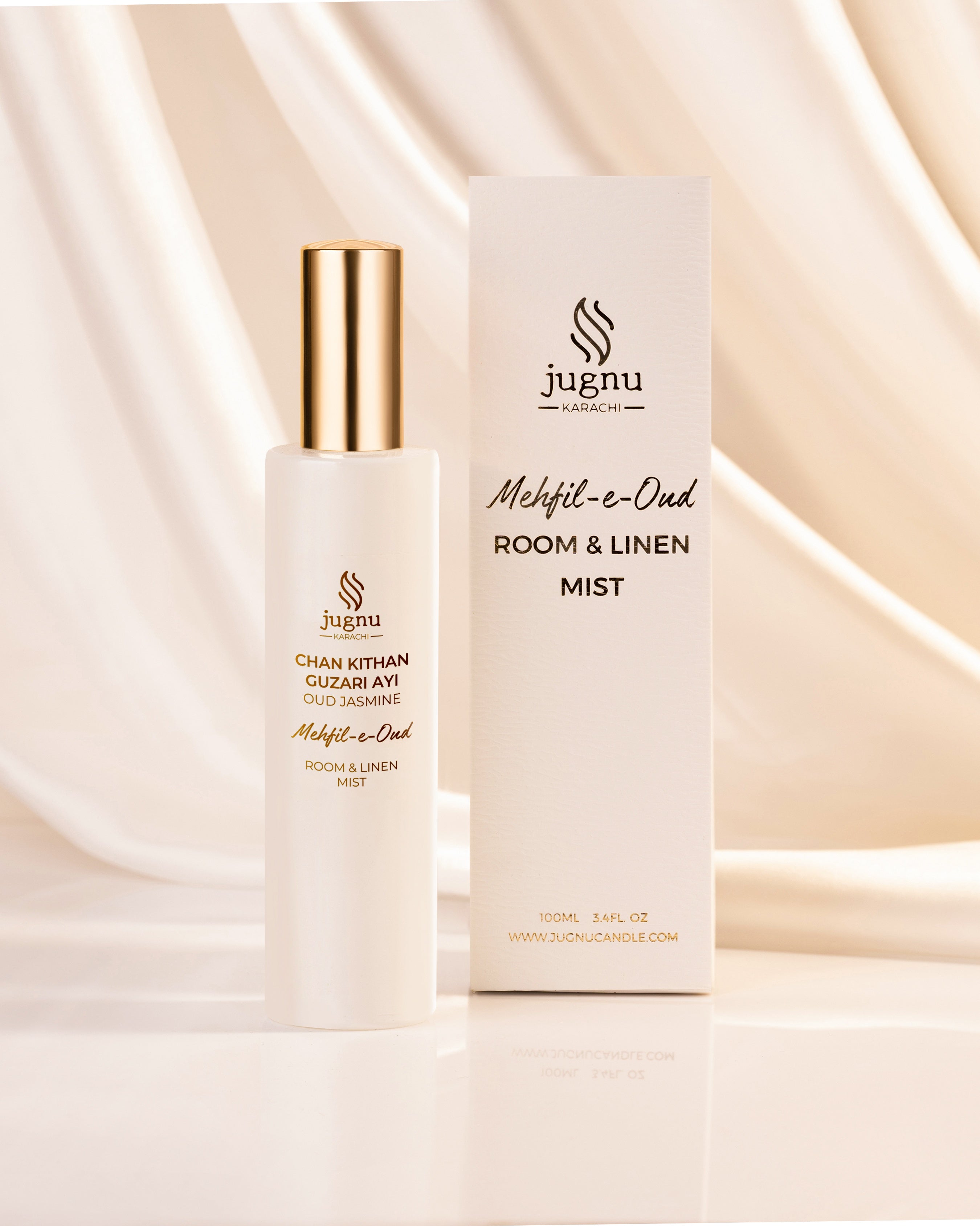 Chan Kithan Guzari Ayi (Oud Jasmine) - Room & Linen Mist – Jugnu