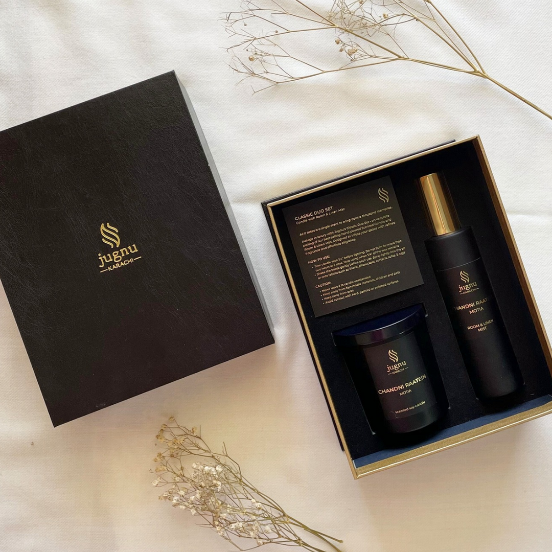 Classic Duo Box - Candle & Linen Mist
