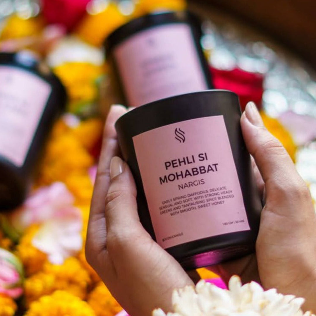 Pehli Si Mohabbat (Nargis) - Hand-poured Scented Soy Candle