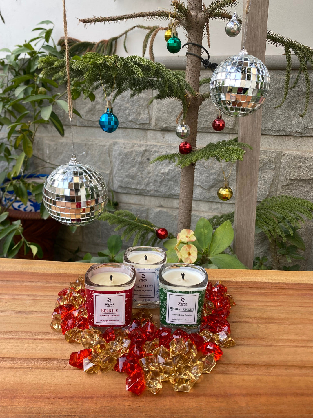 Holiday Drop - Pack of 3 Holiday-Themed Mini Candles