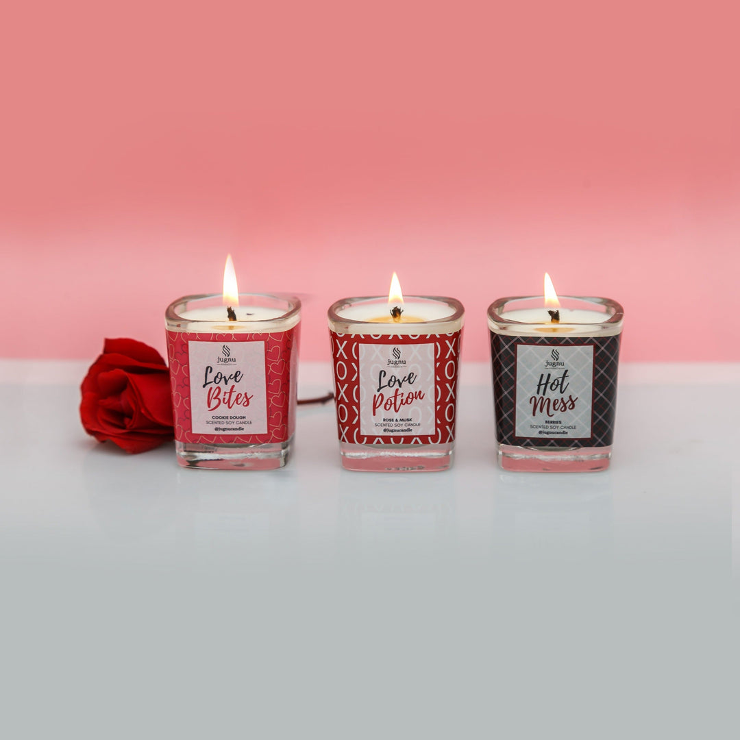Valentine's Day Drop - Pack of 3 Mini Candles for Your Valentine